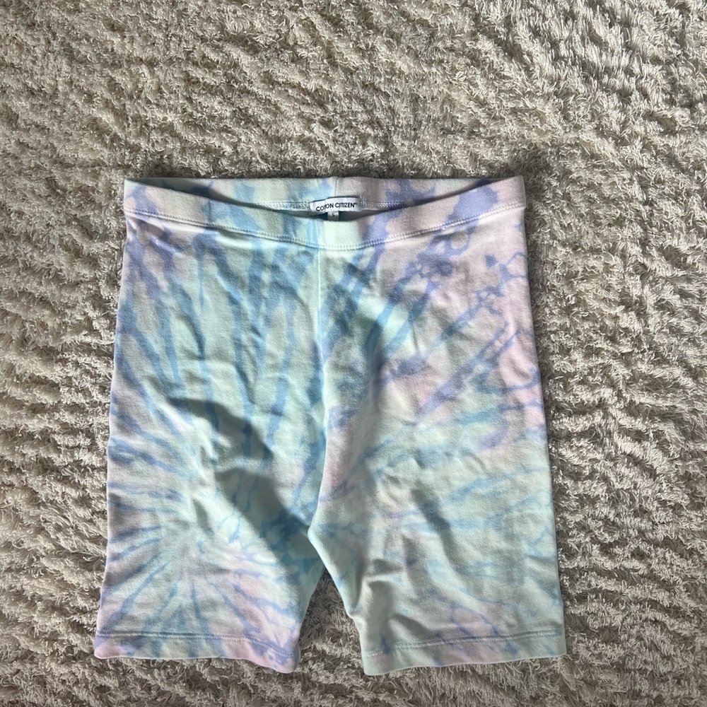 Cotton Citizen Tie-Dye Bike Shorts